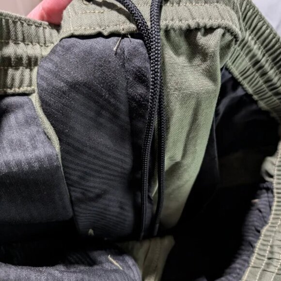 NWT Club Monaco | Men's Elasticated Linen Blend Trousers in Olive Green - Picture 13 of 16